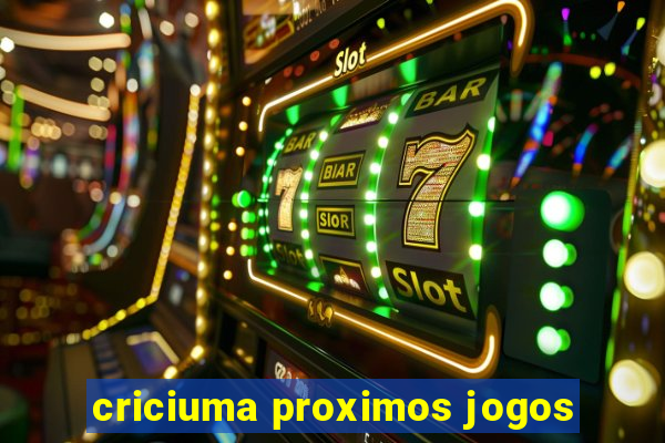 criciuma proximos jogos